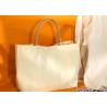 Buy cheap Leather Handle Blank 8oz Recycled Cotton Tote Bags from wholesalers