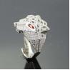 Buy cheap Women Jewelry Lion Sstyle 925 Silver Cubic Zircon Ring (F01) from wholesalers