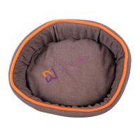 Buy cheap Round Flax Donut Fully Washable Dog Bed Self Warming BSCI dog comfort bed product
