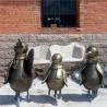 Buy cheap Handmade Bronze Garden Statues Outdoor Decorative Penguin Sculpture from wholesalers
