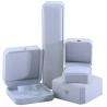 Buy cheap White PU Leather Jewelry Box for Hanhong Custom Crown Shape Jewelry Storage Function from wholesalers