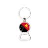Buy cheap Custom personalized national holiday promotion printed country flag logo bottle opener key ring, from wholesalers