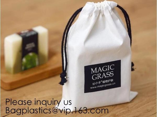 Buy cheap Cotton Muslin Bags Cotton Drawstring Pouch Gift Bags with Drawstring for Party Supplies Daily Use,Multi-purpose Cotton C from wholesalers