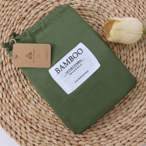 Buy cheap 100% Bamboo Fiber Solid Color Customized Bedding Set Bedsheets Set Popular Choice from wholesalers