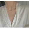 Buy cheap 4.1 Gram Chain Pearl Jewelry Length 37CM High Luser Pearl Choker Necklaces from wholesalers