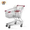 Buy cheap 100 Liter Hand Push Supermarket Grocery Shopping Trolley Cart Q235 Steel from wholesalers