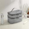 Buy cheap NEW GAUZE MAKEUP BAG LARGE CAPACITY TRAVEL SIMPLE PORTABLE TOILETRY BAG DOUBLE LAYER PORTABLE COSMETIC STORAGE BAG from wholesalers