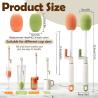 Buy cheap Multifunctional Water Bottle Cleaner Brush Sets with Replace Heads from wholesalers
