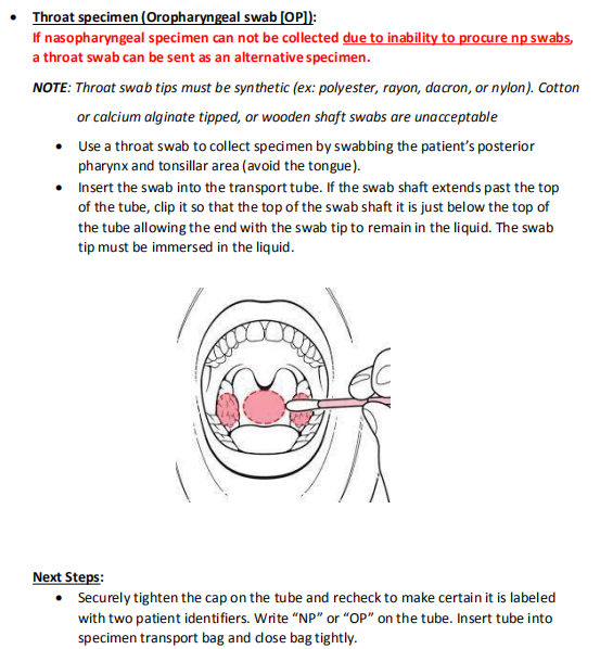 3.5cm Break Point Otolaryngology Throat Swab Stick