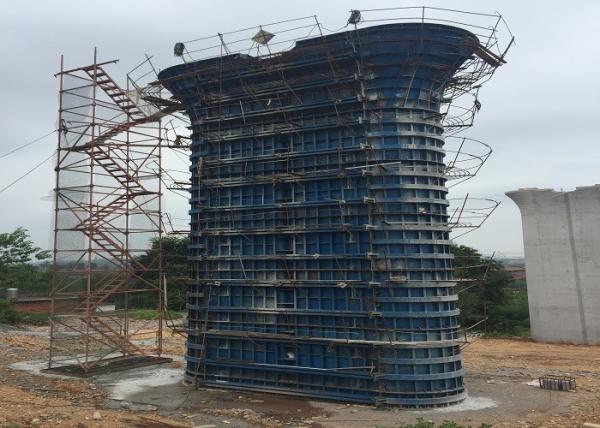 Buy cheap Q235B Steel Concrete Pier Formwork Reliable Structure High Bearing Capacity from wholesalers
