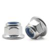 Buy cheap DIN6926 Stainless Carbon Steel Flange Nuts A2.70 Nylon Insert Hex Flange Lock Nut from wholesalers