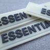 Buy cheap White Transparent PVC Matte Logo Rubber Clothing Labels from wholesalers