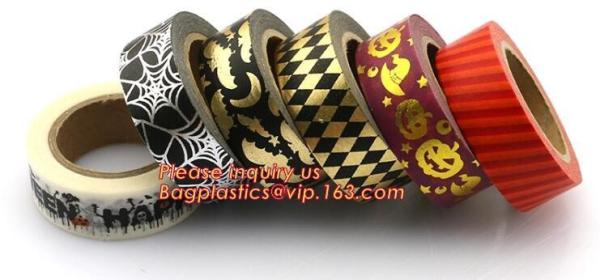 Gold Foil Washi Tape Romantic Cherry Blossom Sakura Diy Scrapbooking Masking