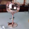 Buy cheap 11cm Dia 2pk Pink Gin Glasses Ion Plated Balloon Crystal Wine Glass from wholesalers