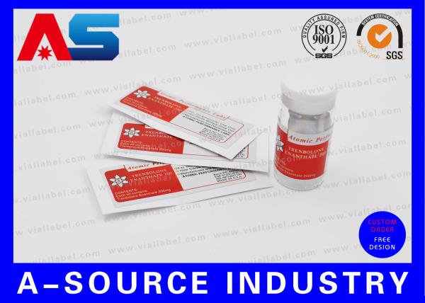 Buy cheap Bodybuilding Cypionate 200mg Pill Bottle Label With Laser Hologram Printing glass vial labels from wholesalers