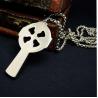 Buy cheap 925 Silver Plated Titanium Stainless Steel Cross Pendant Vintage Old Necklace (SP205) from wholesalers