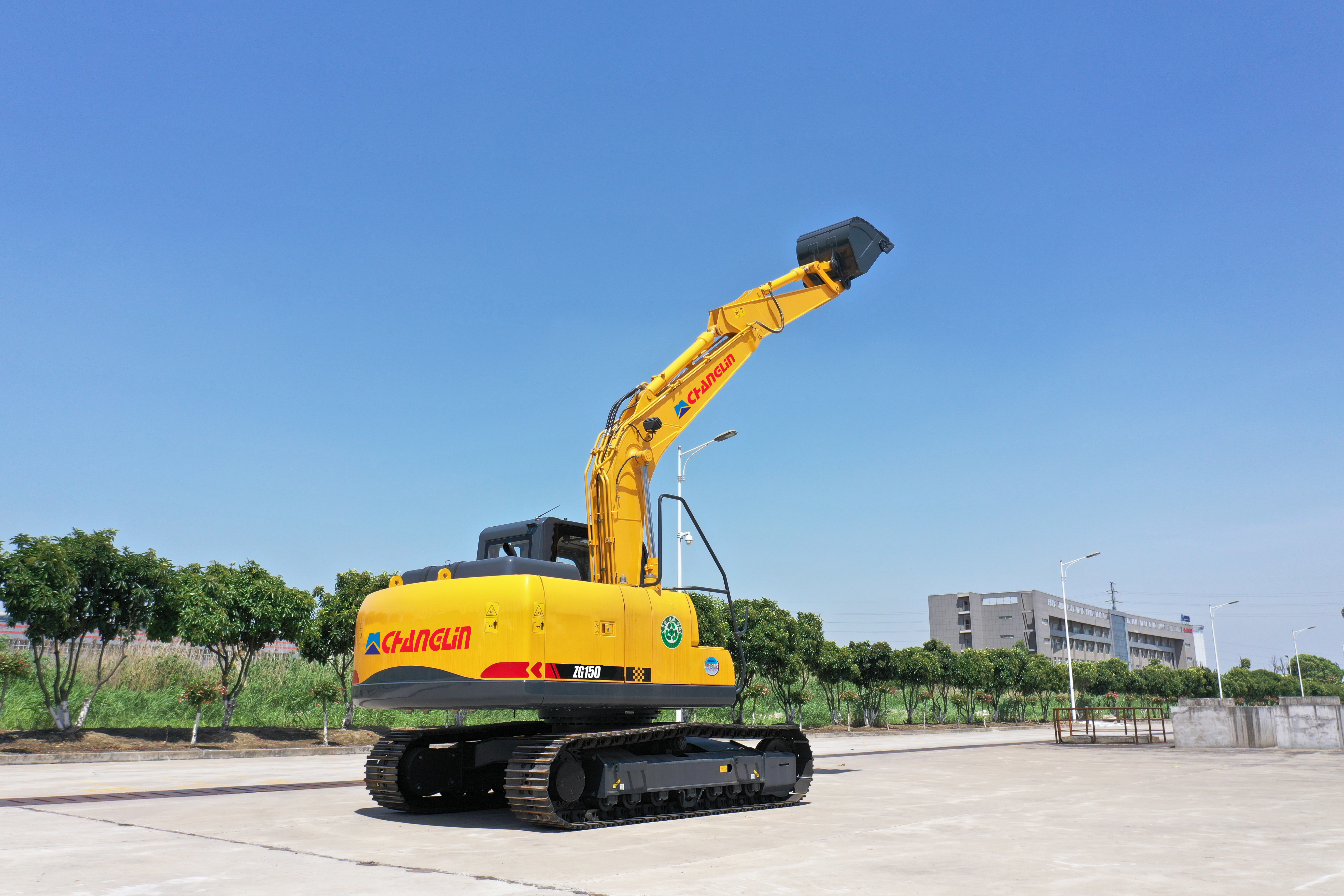 Yellow Hydraulic Excavator ZG150 With 0.6 Cbm Operating 13 Tons 13.5 Tons 14 Tons XCMG SANY