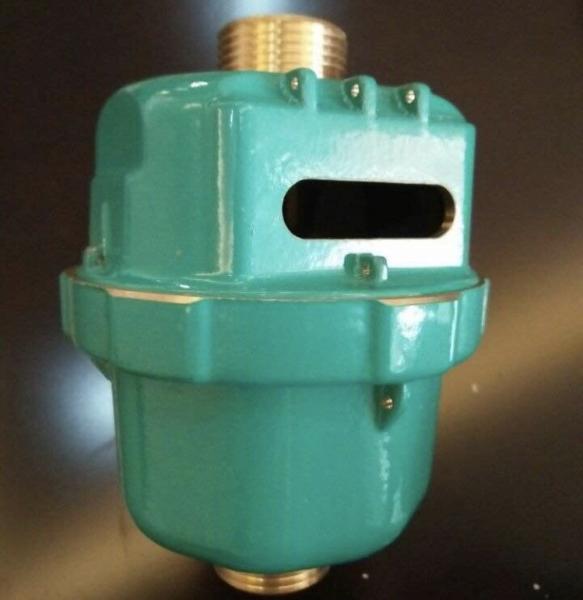 Buy cheap Volumetric Water Meter Body Green Color Flow Meter Body For Cold Water DN15 from wholesalers