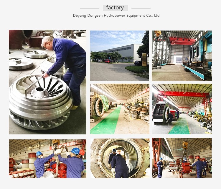 500KW Francis Turbine Generator Hydroelectric Water Turbine Long Using Life