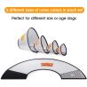 Buy cheap Muti Size Pet Elizabethan Collar Circle Plastic Dog Cone Collar Protective Collar from wholesalers