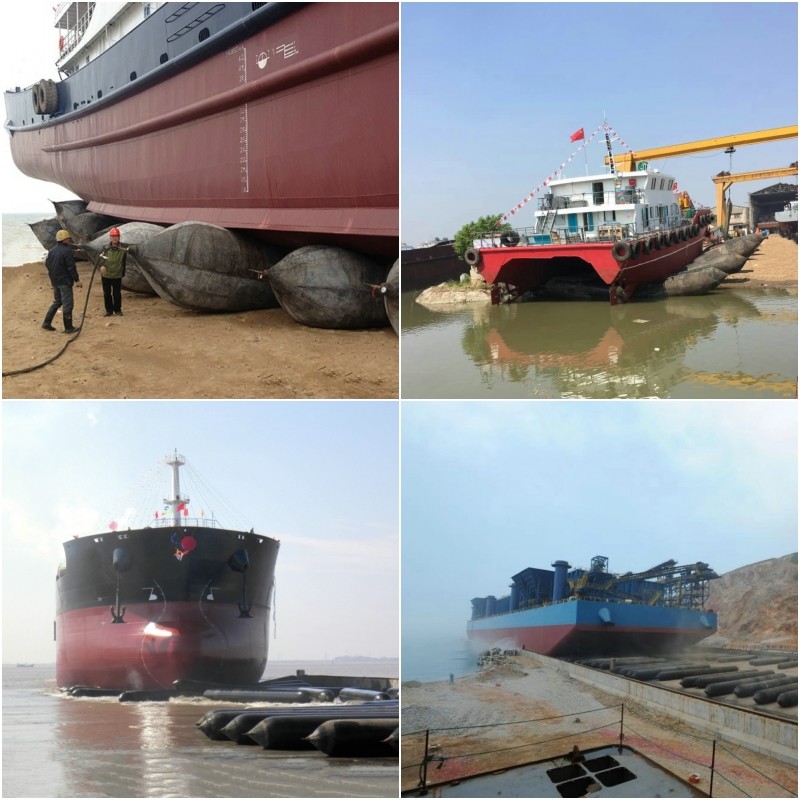 Heavy Weight Removing Inflatable Marine Airbags Dunnage Boat Rubber Airbag