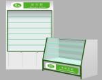 No Harm Glass Door Pharmacy Display Shelves Friendly Material 1200*450*950mm