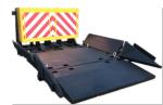 Restricted Area Shock Absorption Vehicle Security Barriers Honeycomb Alu