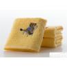 Buy cheap Soft Touch Solid Color Face Wash Towel With Embroidery Logo 34*74cm from wholesalers