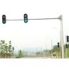Buy cheap Powder Coated Traffic Lights Signal Mast Arm Pole 4m For Steel from wholesalers