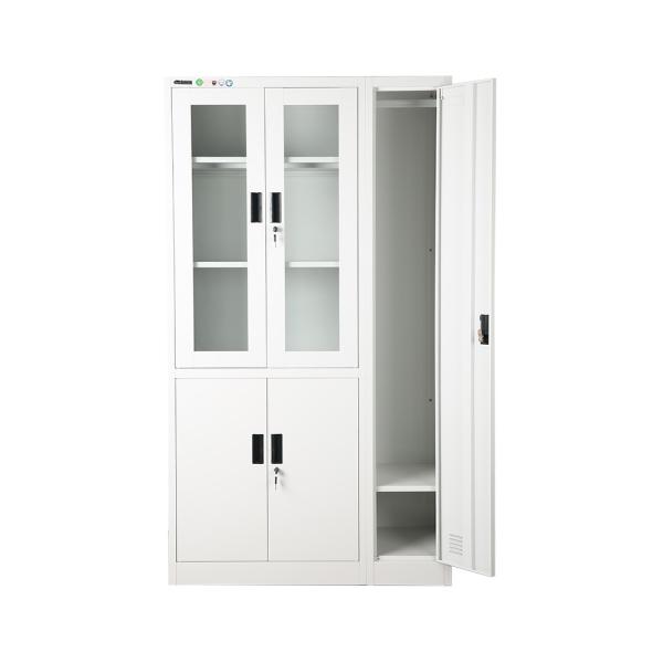 Buy cheap H1850mm 0.6mm Thickness Metal Document Cabinet With Locker from wholesalers