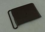 Silkscreen / Offset Printing Custom Made Belt Buckles With Black Nickel Plating
