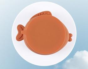 Leakproof Silicone Baby Bowl Fish Shaped Silicone Complementary Food Bowl, Baby