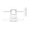 Buy cheap LED Plasterboard Profile Aluminum Alloy 6063 T5 Extrusion Housing For Ceiling Lighting from wholesalers