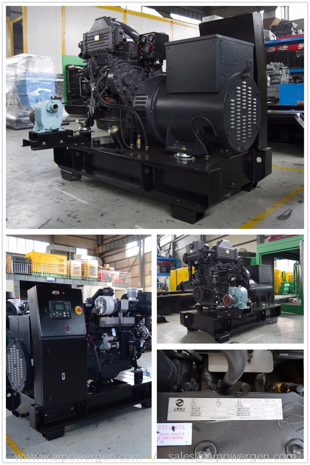 100kva Diesel Generator Set 80kw Silent Generator With Engine 6BT5.9-G2