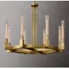 Buy cheap Antique Bronze Vintage Farmhouse Chandelier With E12 / Candelabra Bulb Base from wholesalers