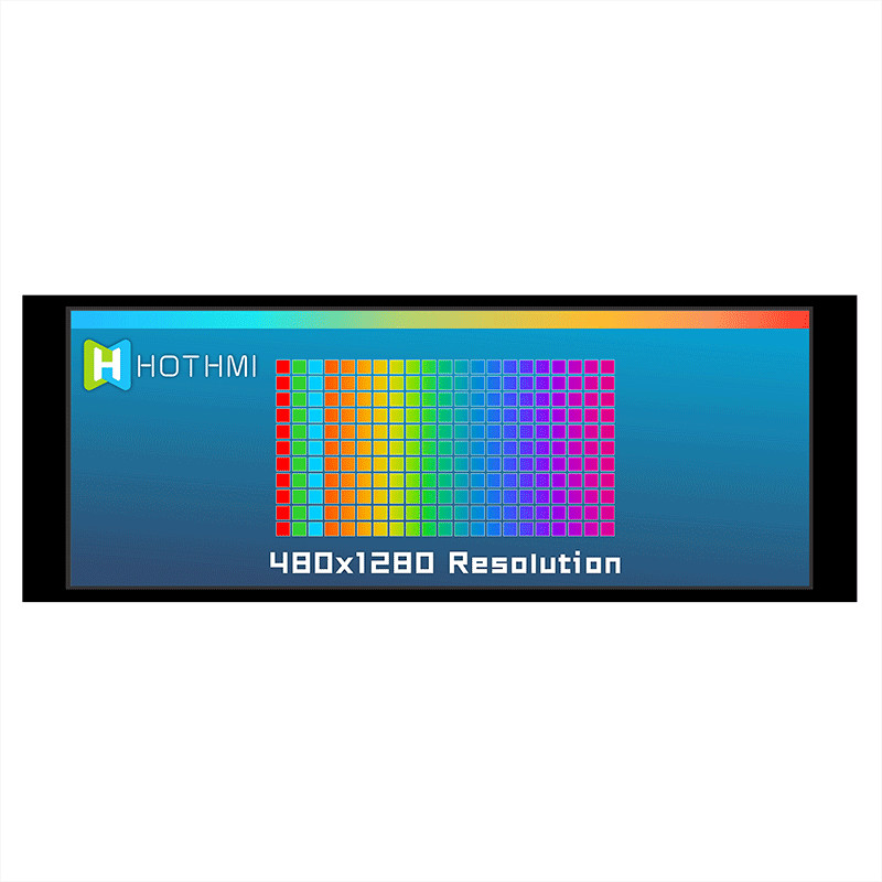 6.86 Inch 480x1280 Bar Type Round TFT LCD Sunlight Readable NV3051F1