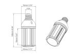18W E26 / E27 Led Corn Light Bulb With 360 Degree Beam Angle 5 Years Warranty