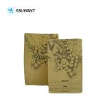 Biodegradable Flat Bottom Kraft Paper Tea Bag 500g Bean Tea Packaging