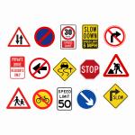 OEM Metal Aluminum Slow Kids Reflective Road Street Signage Safety Traffic Sign