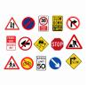 Buy cheap Square Reflective Traffic Signs Road Safety Pedestrian Crossing Symbol Polycarbonate Material from wholesalers