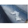 Buy cheap Cotton Light Stretch Denim Fabric Dark Blue Color 58 Inch Width from wholesalers