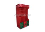 Cardboard Half Size Pallet Display Stands Red Cardboard Greeting Card Display
