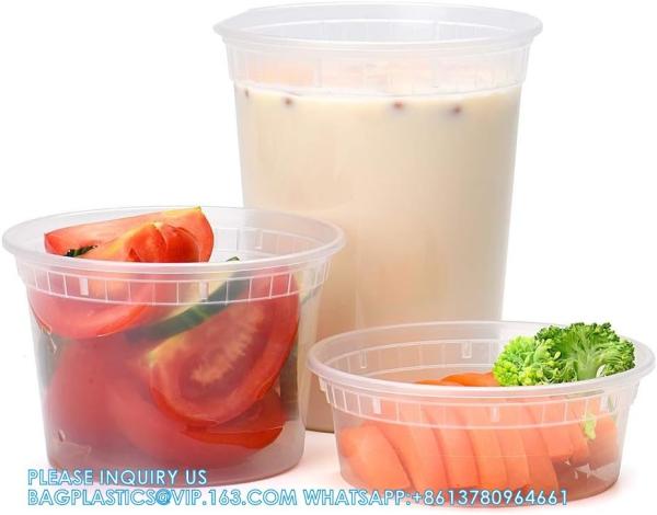 Buy cheap Deli Cup Bowl Containers, To Go Containers, Freezer Containers For Food-Microwave, Dishwasher Safe Eco-Friendly from wholesalers