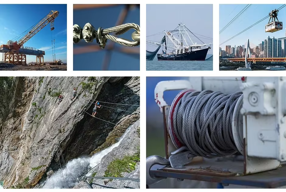 Cable Rails 7x7 7x19 1/8" Stainless Steel T316 Aircraft Deck Railing Cable 250FT Wire Rope For Railing Non-Alloy