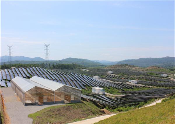 Buy cheap Indoor Greenhouse Solar System Farming Innovative Dynamic Photovoltaic Frameless Panel from wholesalers