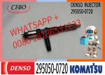 DENSO Diesel Fuel Injector 295050-0720 6252-11-3100 For Komatsu SAA6D125E-6A/6B