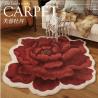 Buy cheap Creative Flower Wool Spinning Bedroom Floor Carpets 60 - 200cm Living Room Carpet from wholesalers