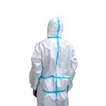 Microporous Waterproof 200cm Disposable Medical Protective Clothing