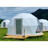 Buy cheap 850gsm Blockout Double Geodesic Dome Glamping Tent PVC Coated Fabric Use In Resort from wholesalers
