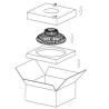 Buy cheap 150lm/W Warehouse LED High Bay Lights 220V-240V Aluminium Die Casting IP65 from wholesalers
